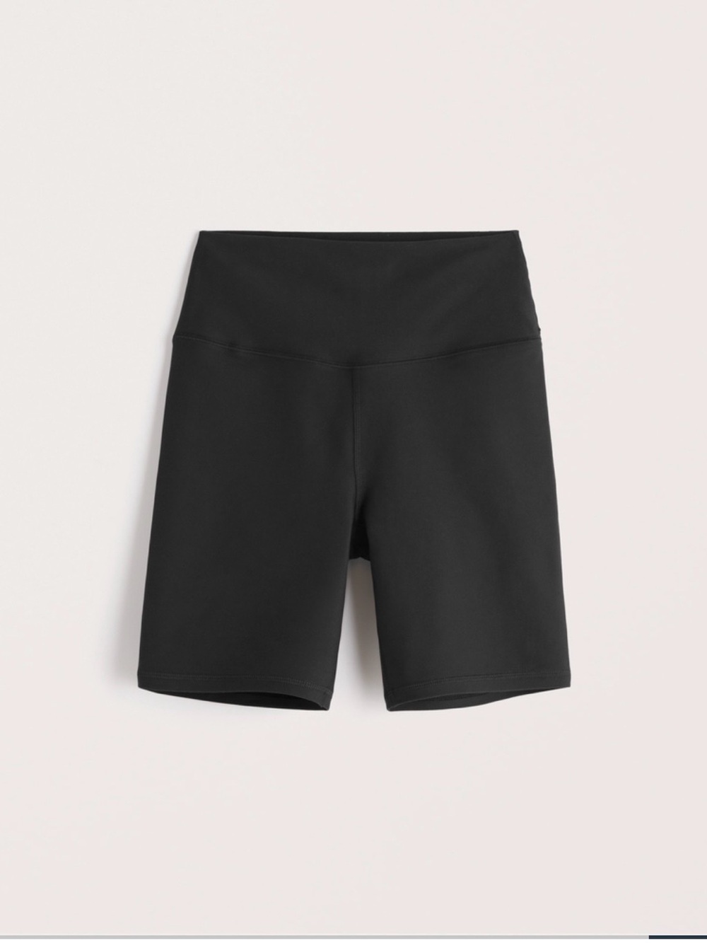 Abercrombie YPB SculptLUX Bike Shorts Black XS NWT High Rise Athletic